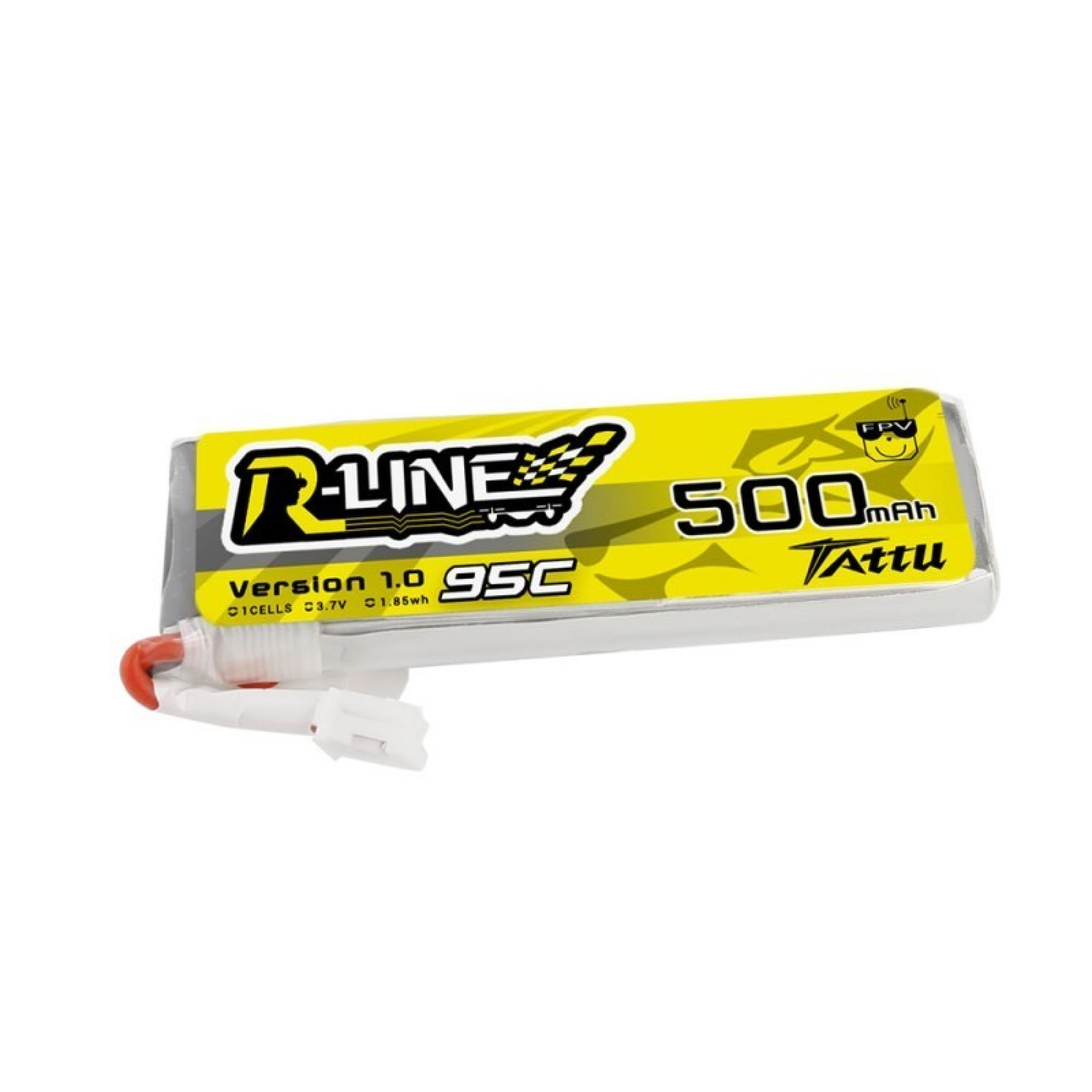 Tattu R-Line 500mAh 3,7V 1S1P 95C Lipo Akku
