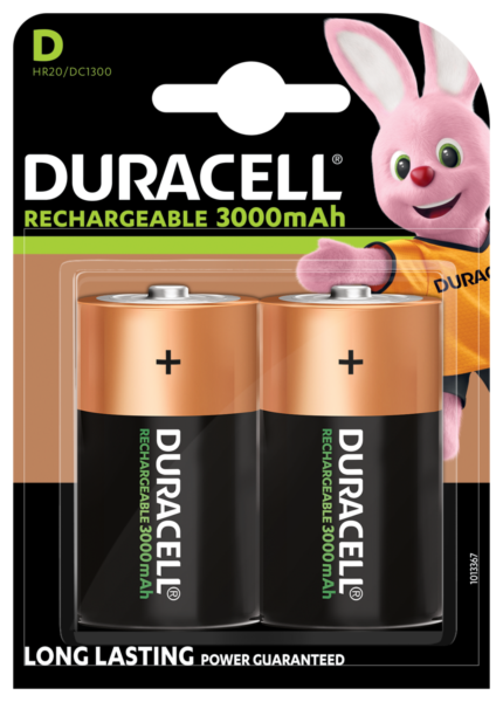 Duracell Rechargeable Akku D-Mono-HR20-Akku-3.000mah - 2er Blister