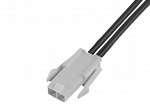 Molex 215323-2021 Mini-Fit Jr.-Stecker auf freies Ende, 2 -polig, 4.2 mm, 1 Reihe, 150 mm Kabellänge